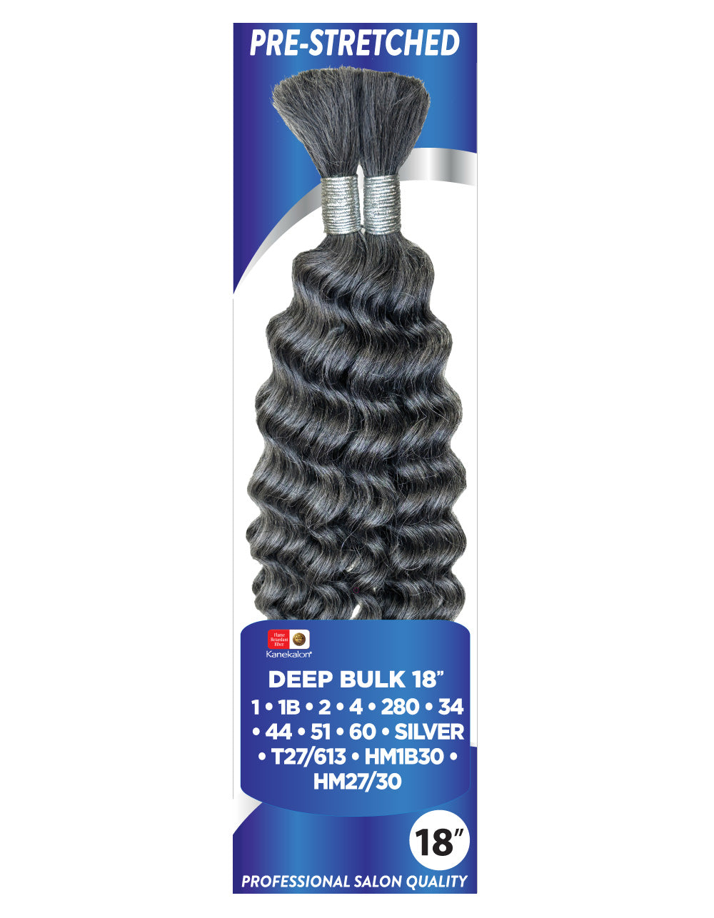Foxy Silver Deep Wave Bulk 18"
