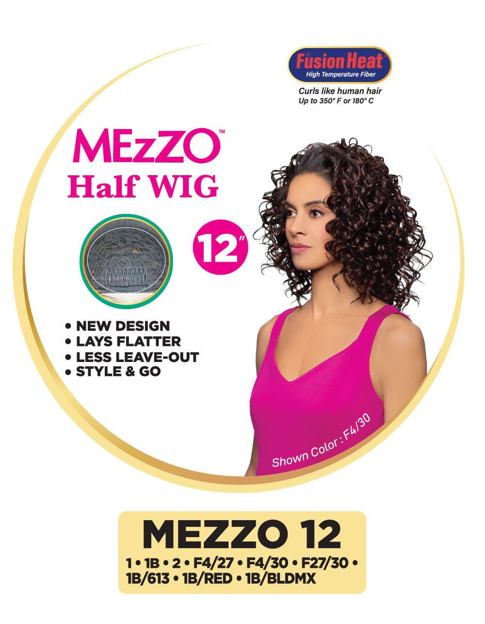 Mezzo 12 Half Wig